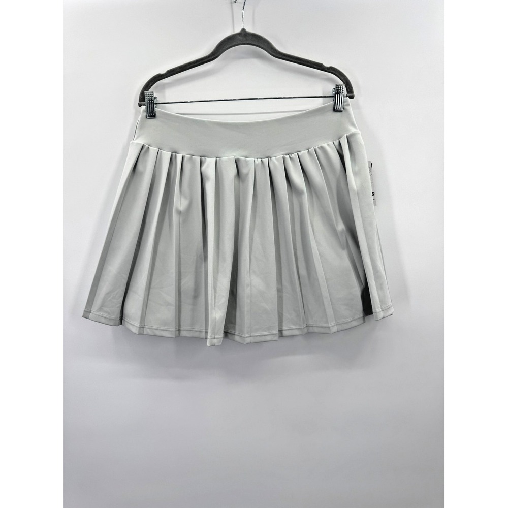 Level Up Active Light Gray Skort Skirt XL Media Pocket Athleisure Tennis Golf